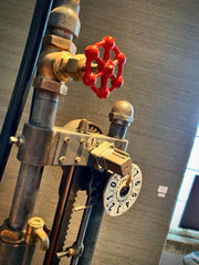 Original Gilbert and Barker Gas / Petrol Pump - The Man Cave Broadway