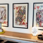 PLAYING CARD LARGE WALL ART Ace of Hearts King Of Hearts Queen of Hearts - The Man Cave Broadway