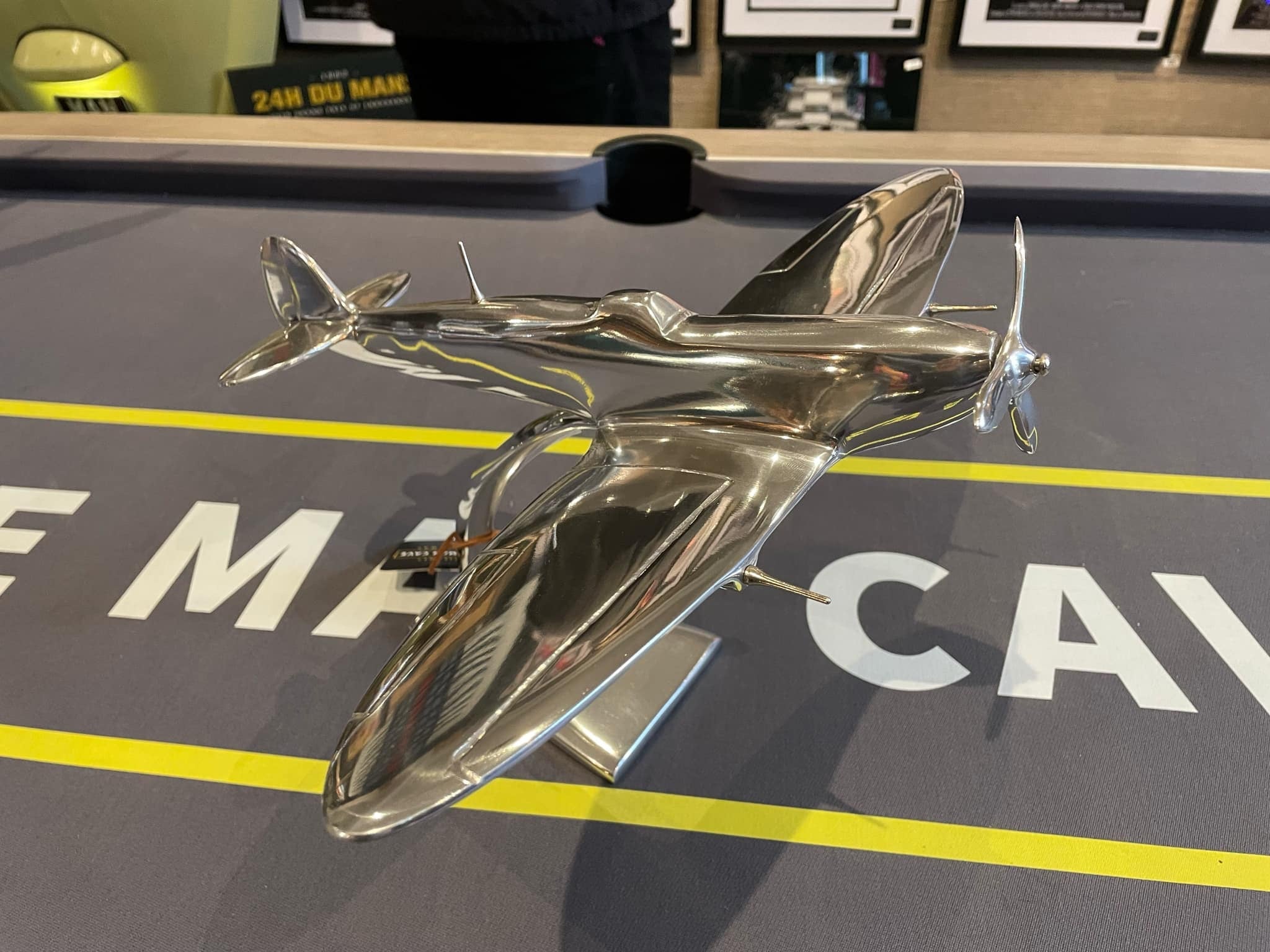 POLISHED ALUMINIUM AVIATION/ PLANE MODELS / SPITFIRE / LANCASTER / BOMBER / VULCAN / CONCORDE - The Man Cave Broadway