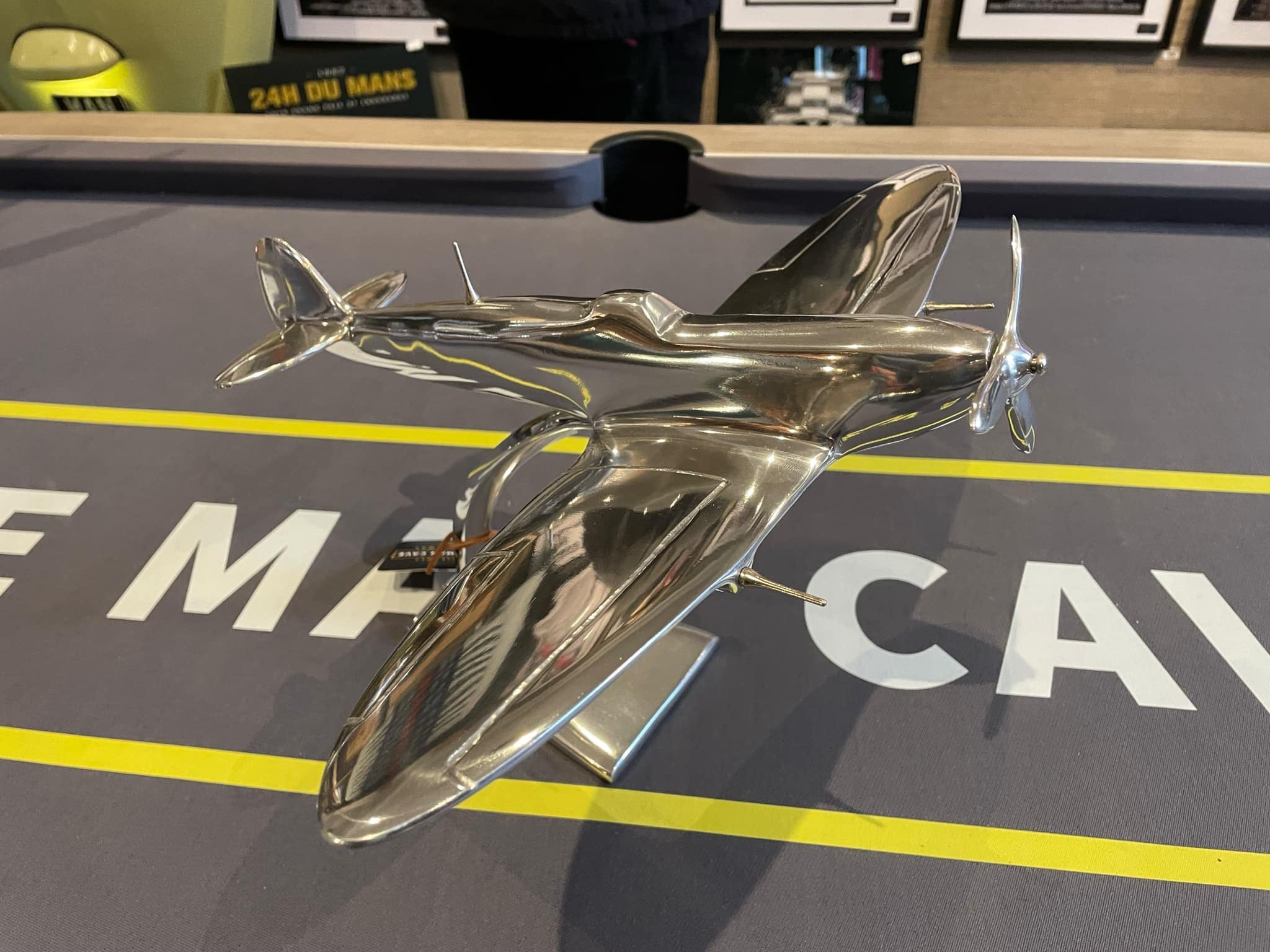 POLISHED ALUMINIUM AVIATION/ PLANE MODELS / SPITFIRE / LANCASTER / BOMBER / VULCAN / CONCORDE - The Man Cave Broadway