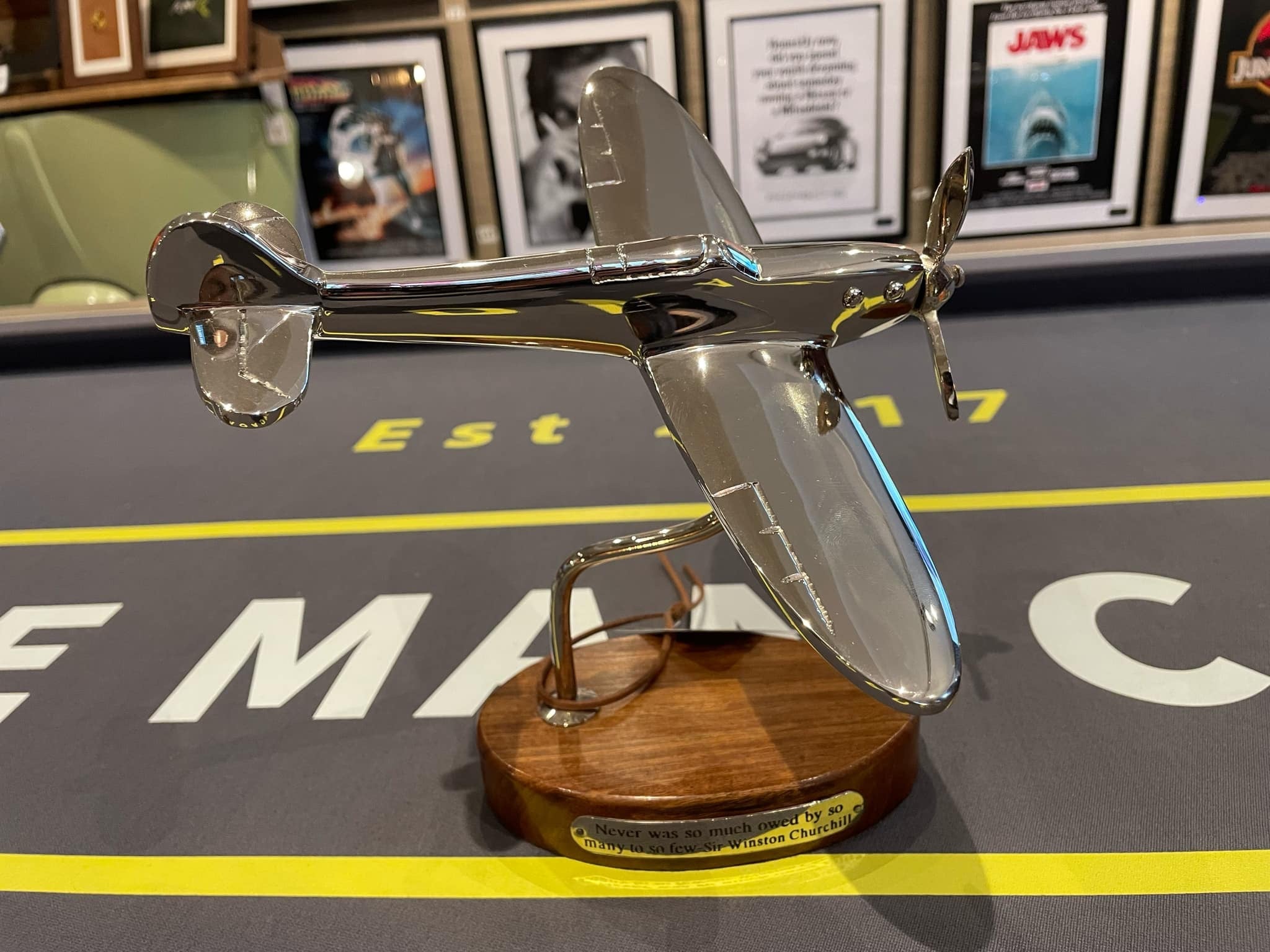 POLISHED ALUMINIUM AVIATION/ PLANE MODELS / SPITFIRE / LANCASTER / BOMBER / VULCAN / CONCORDE - The Man Cave Broadway