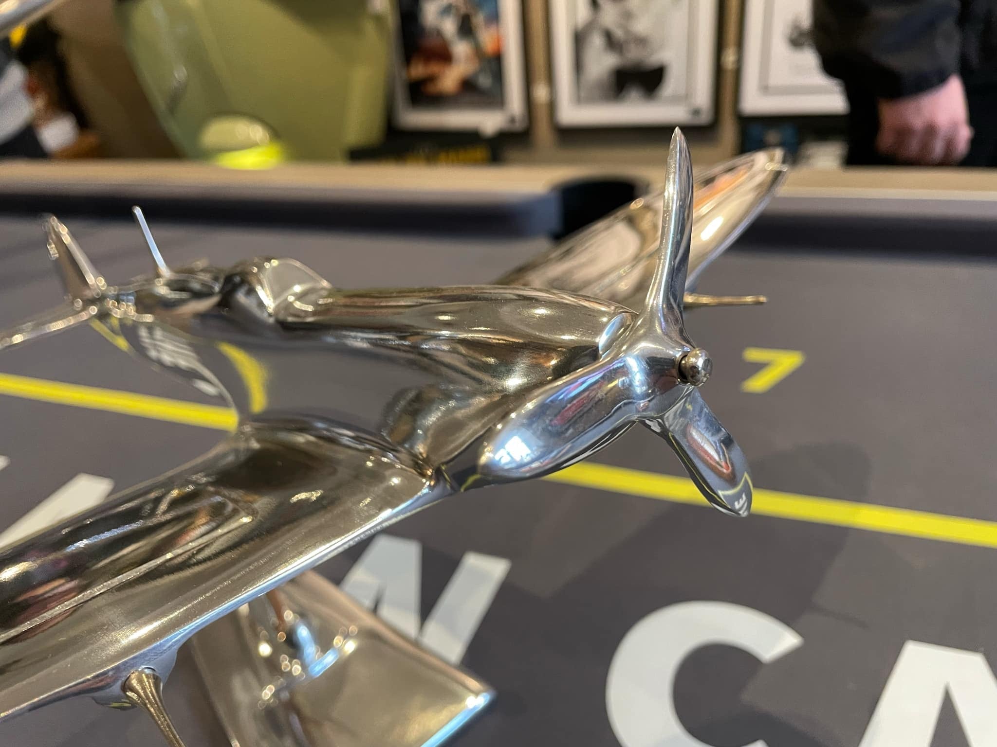 POLISHED ALUMINIUM AVIATION/ PLANE MODELS / SPITFIRE / LANCASTER / BOMBER / VULCAN / CONCORDE - The Man Cave Broadway