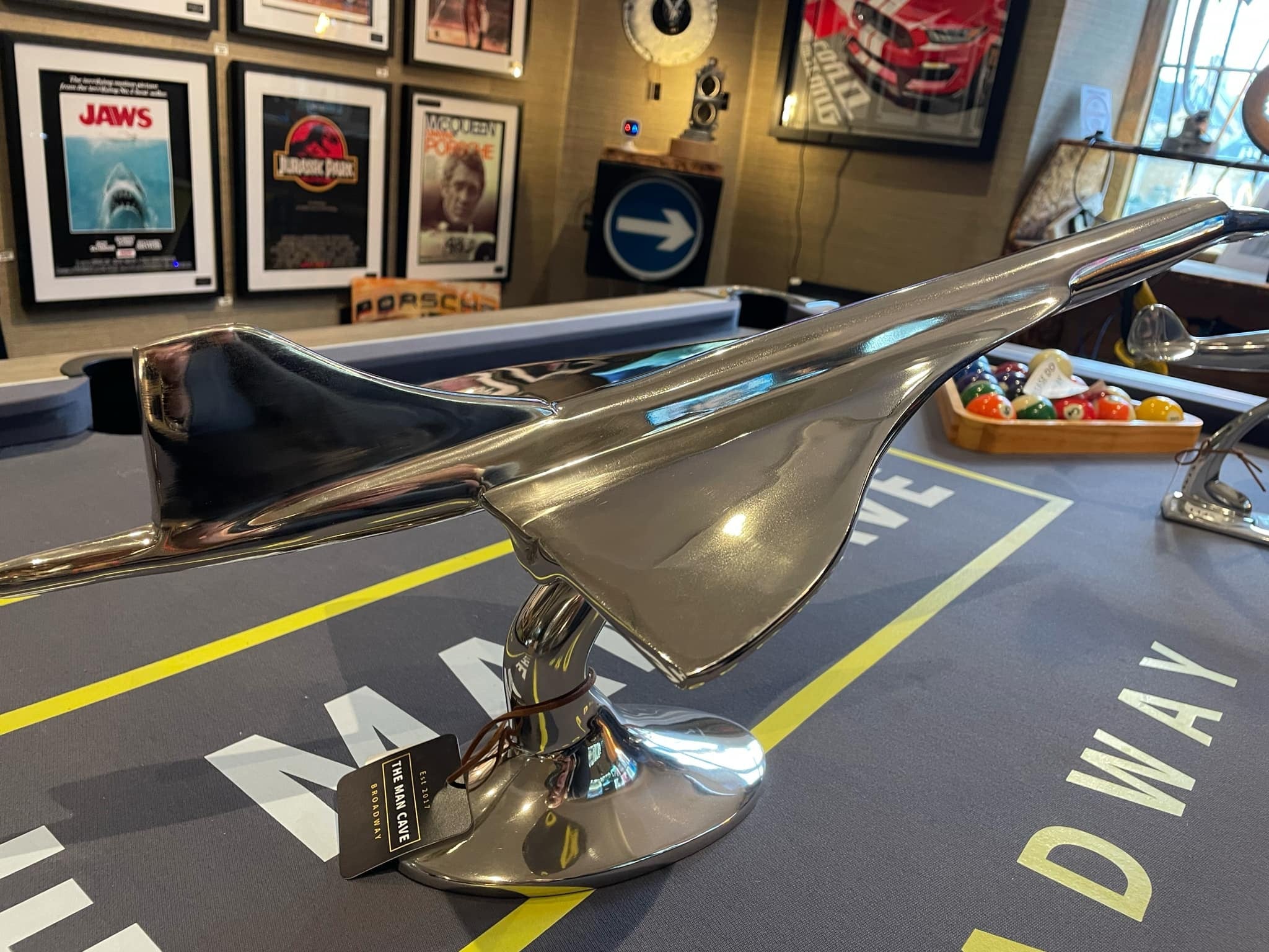POLISHED ALUMINIUM AVIATION/ PLANE MODELS / SPITFIRE / LANCASTER / BOMBER / VULCAN / CONCORDE - The Man Cave Broadway