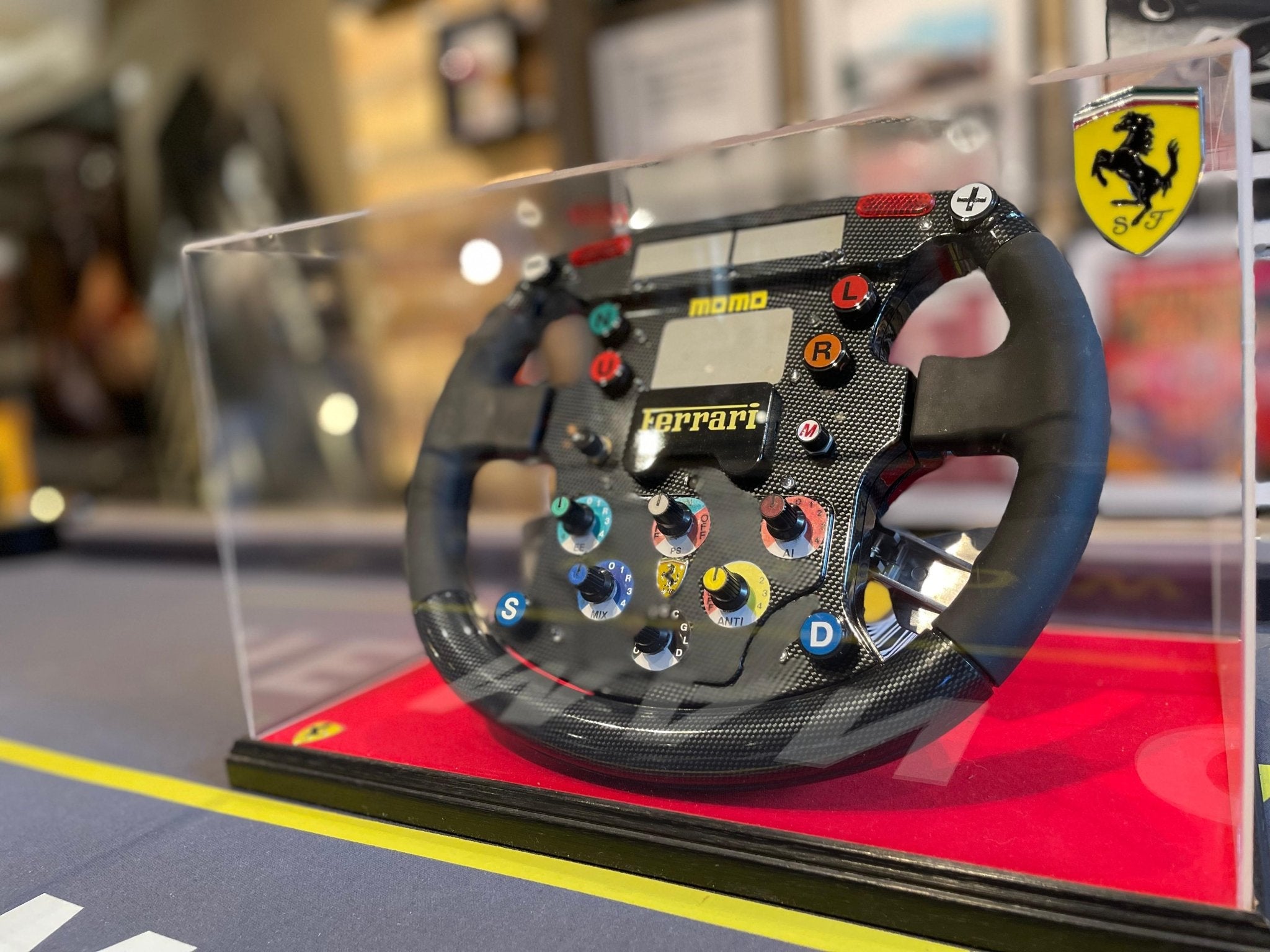 £POA - 1999 Ferrari F1 Steering Wheel - Full Size Tribute - The Man Cave Broadway