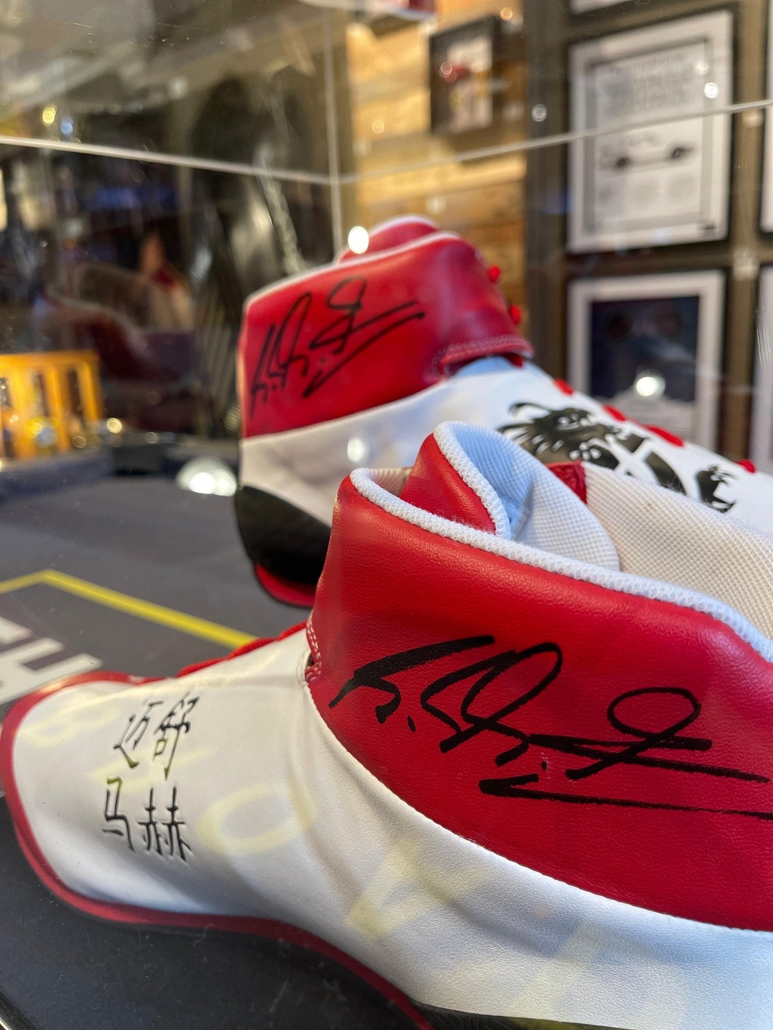£POA - Michael Schumacher Signed 2006 Race Boots - VERY RARE! - The Man Cave Broadway