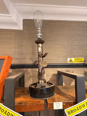 QUIRKY CAR PARTS LAMP / car art / LIGHT - The Man Cave Broadway