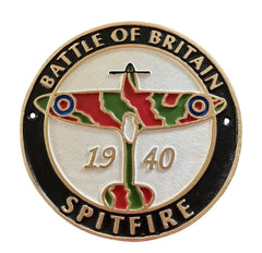 RAF - Spitfire - Royal Air Force Painted Metal Signs - The Man Cave Broadway