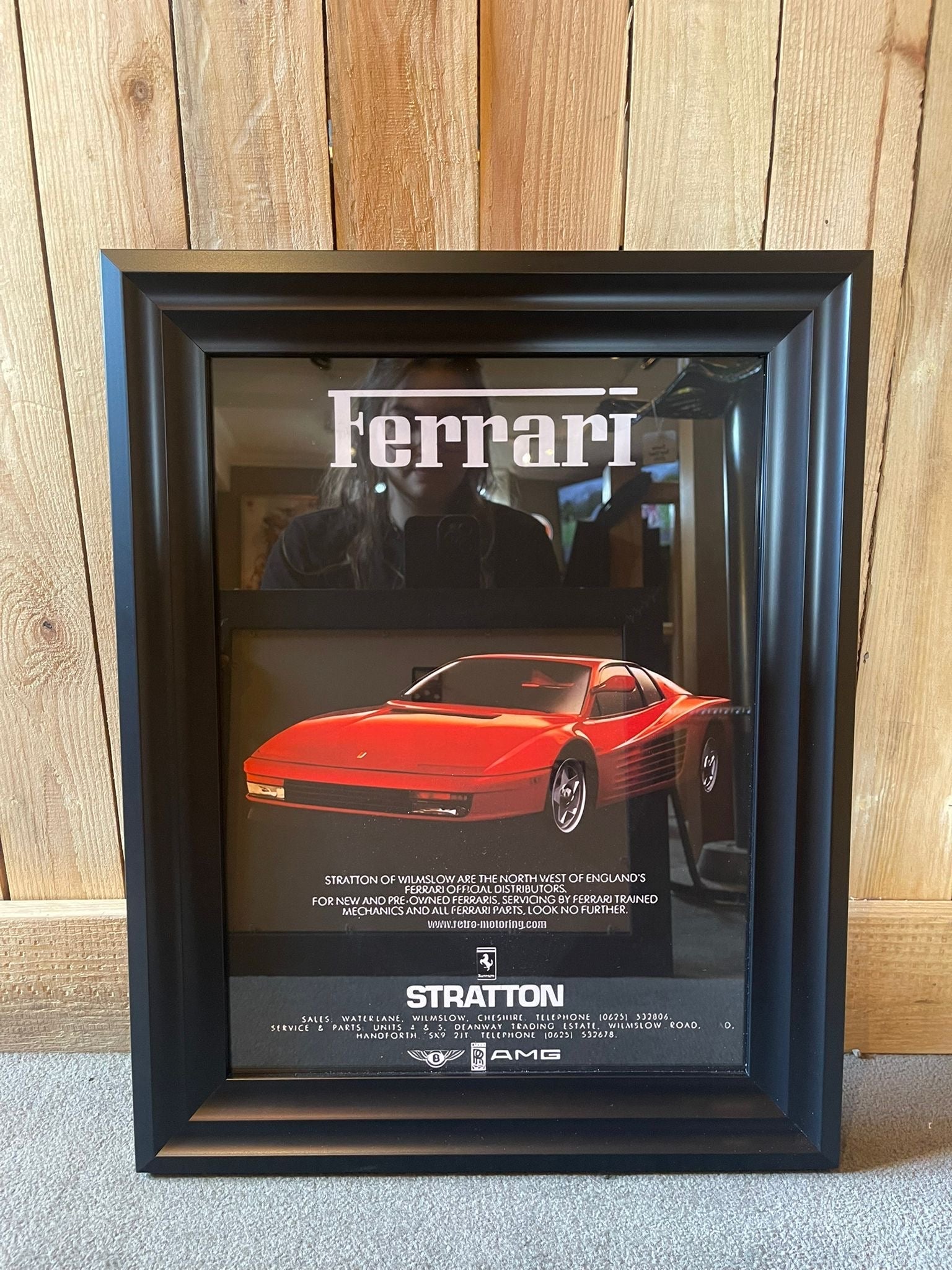 Retro Advertising Framed Art - The Man Cave Broadway