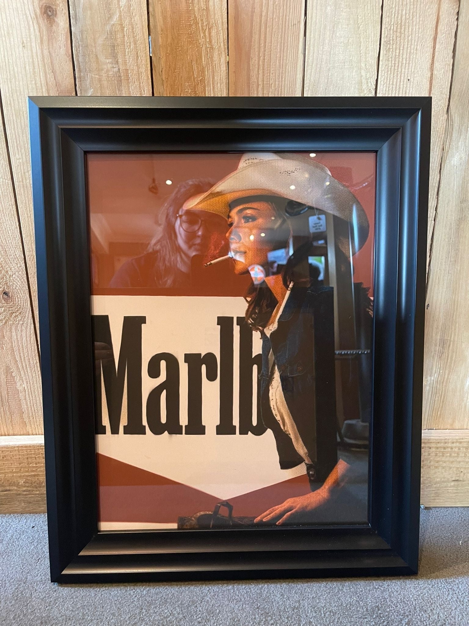 Retro Advertising Framed Art - The Man Cave Broadway