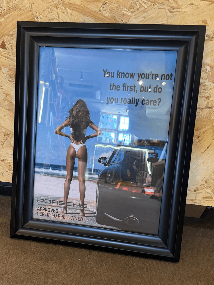 Retro Advertising Framed Art - The Man Cave Broadway