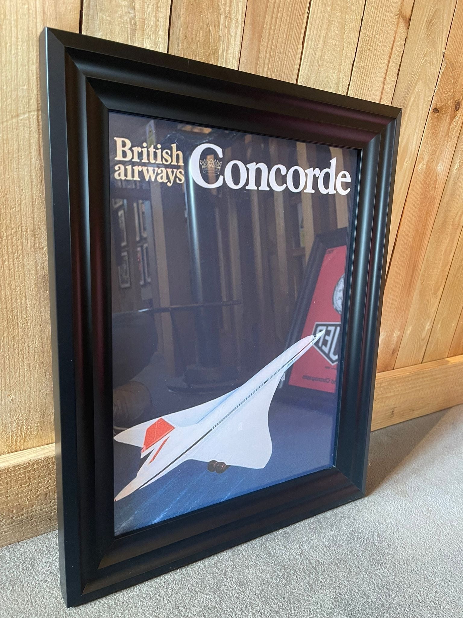 Retro Advertising Framed Art - The Man Cave Broadway
