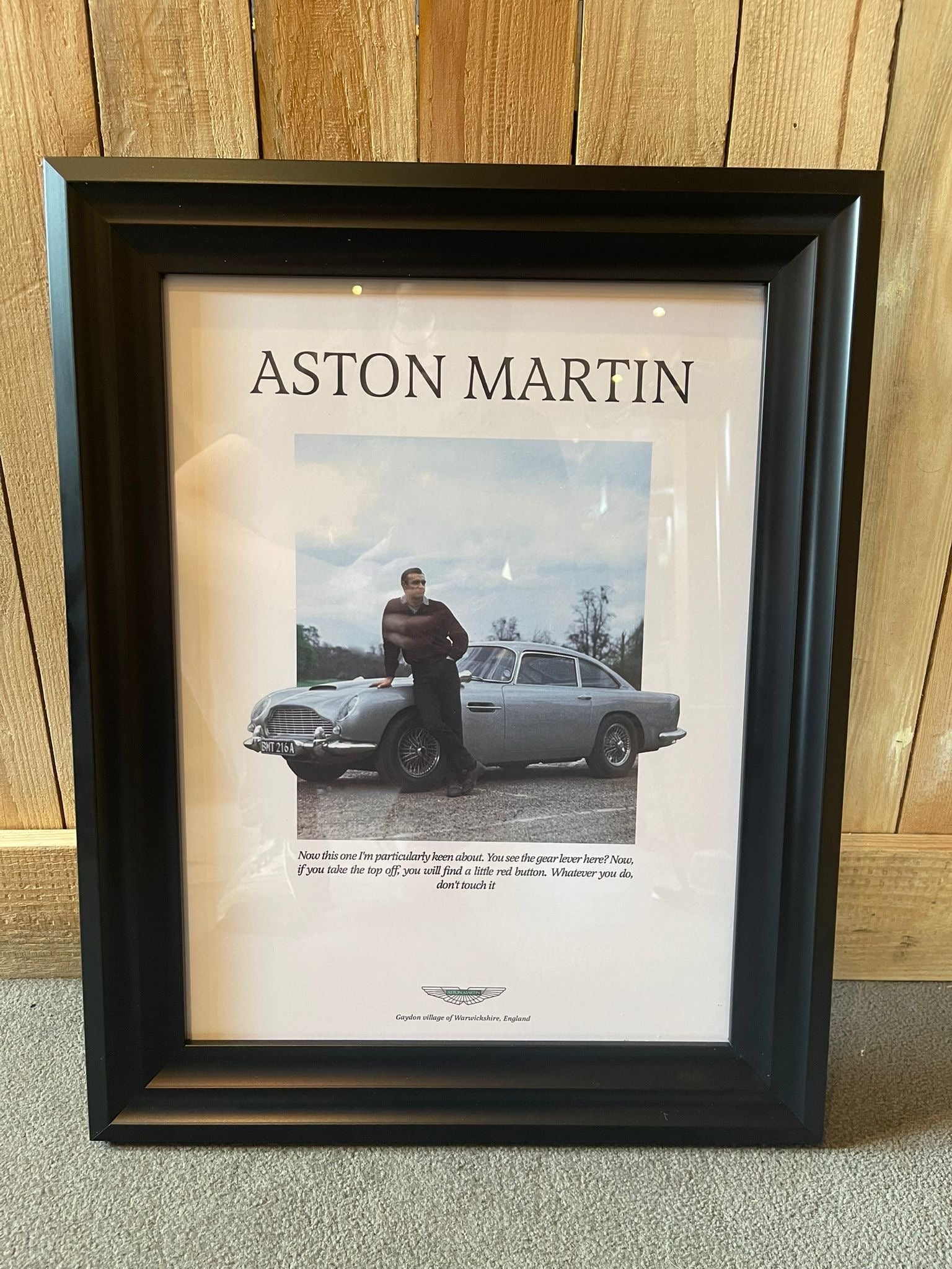 Retro Advertising Framed Art - The Man Cave Broadway