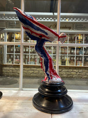 ‘Spirit of Great Britain’ - Hand Painted Spirit of Ecstasy Cotswolds Artwork - The Man Cave Broadway