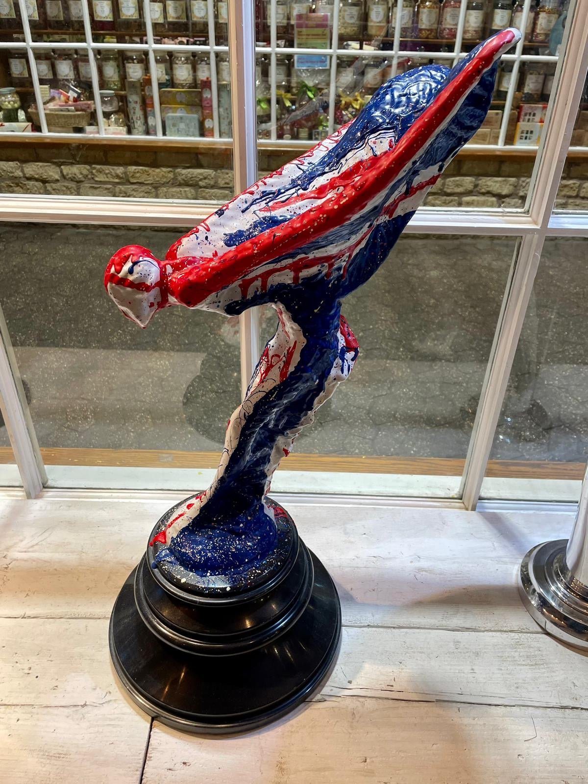 ‘Spirit of Great Britain’ - Hand Painted Spirit of Ecstasy Cotswolds Artwork - The Man Cave Broadway