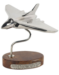 Spitfire, Vulcan or Concorde Models on Wooden Base - The Man Cave Broadway