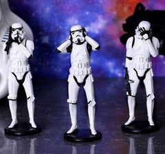 STAR WARS Hear No Evil Trio Storm Troopers Confucius / Three Wise Stormtroopers - The Man Cave Broadway