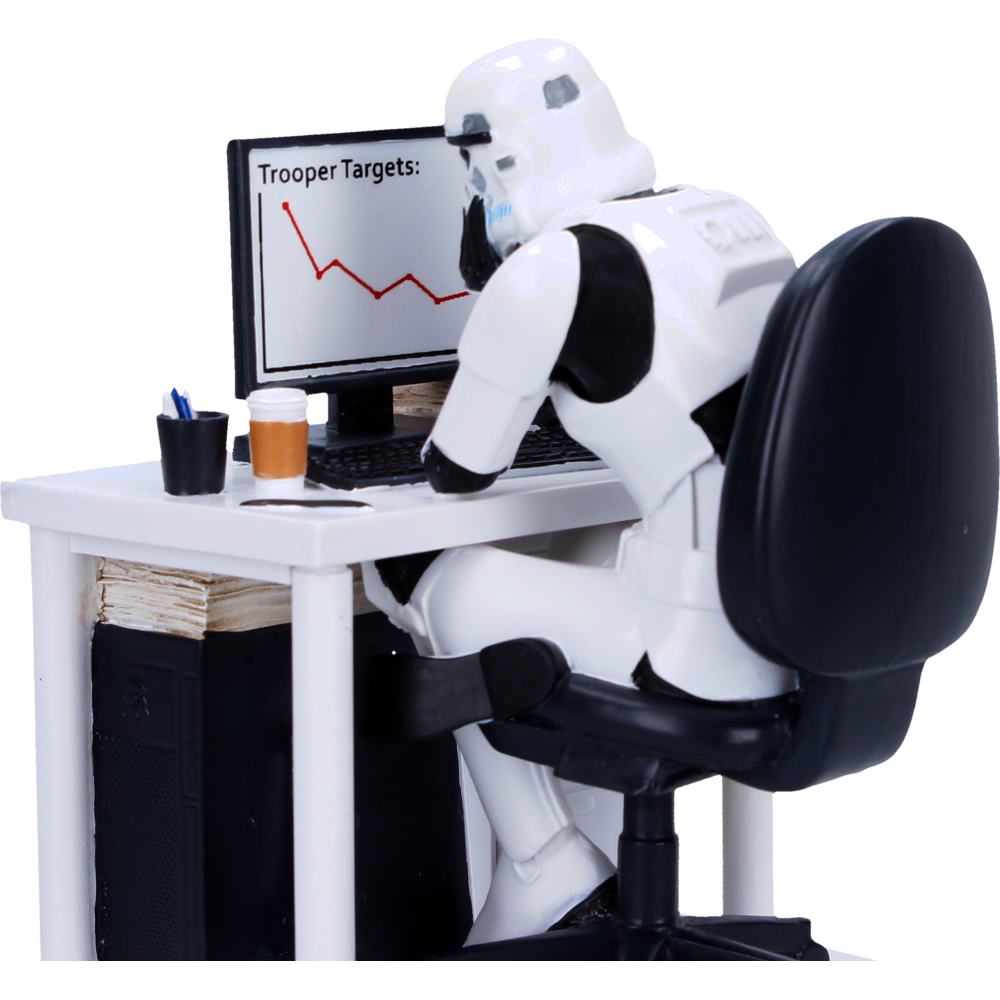 STARWARS / STORMTROOPER SLAVE TO THE WAGE / OFFICE DESK - The Man Cave Broadway