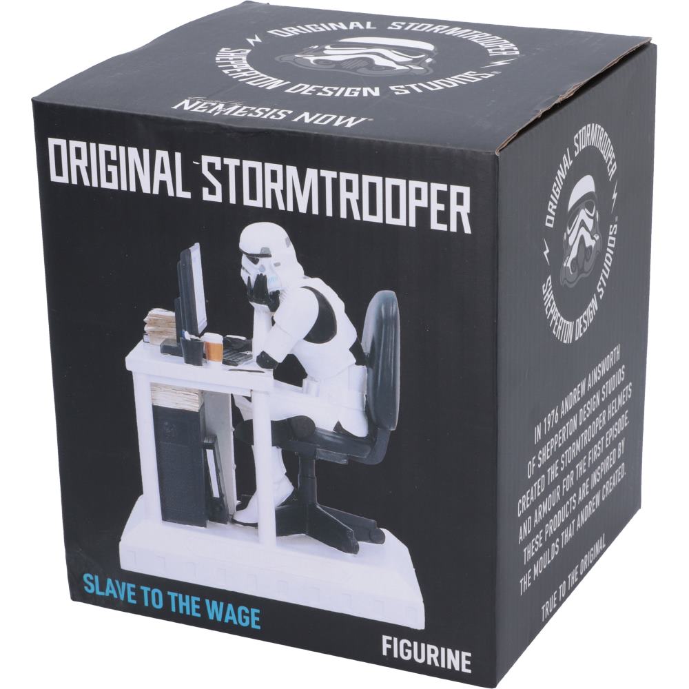 STARWARS / STORMTROOPER SLAVE TO THE WAGE / OFFICE DESK - The Man Cave Broadway