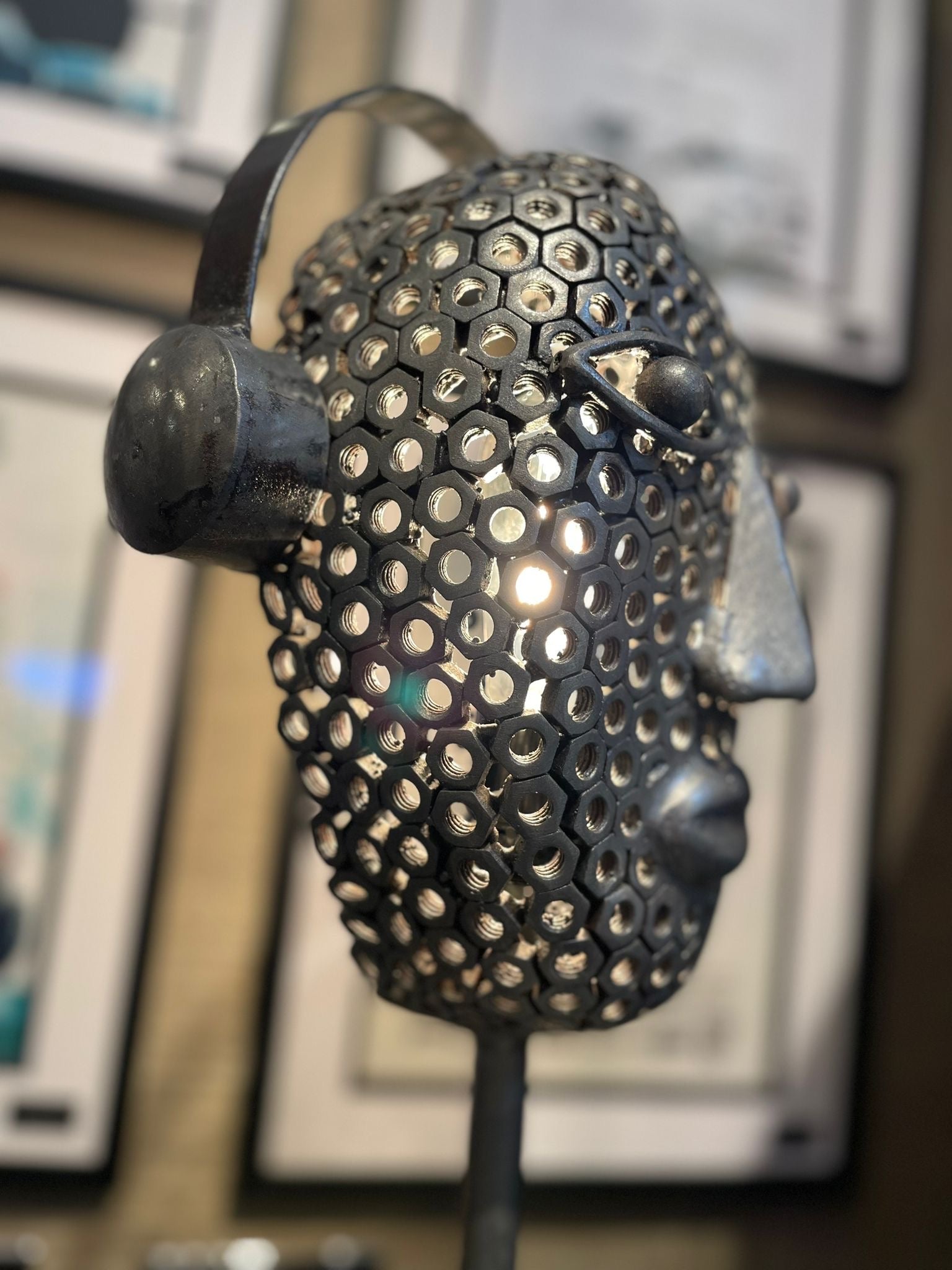 ‘This Lamp is NUTS!’ - An Amazing Hand Crafted Head Lamp - The Man Cave Broadway