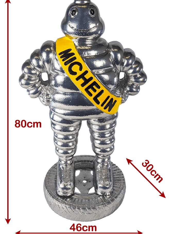Vintage Aluminium Tyre Man - The Man Cave Broadway