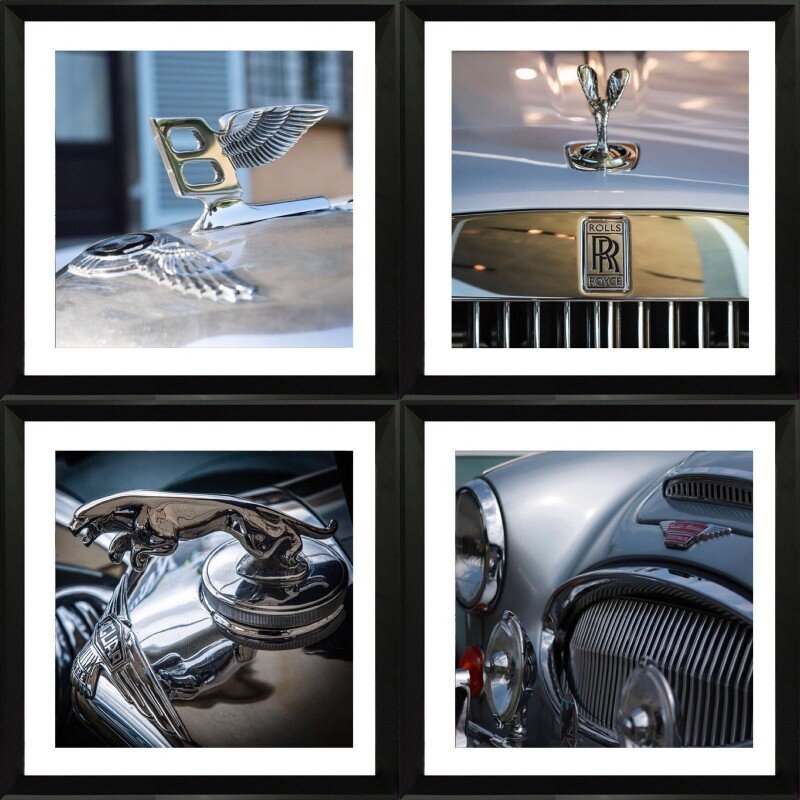 Car Emblem Acrylic Wall Art Pictures Bentley / Jaguar / Rolls Royce