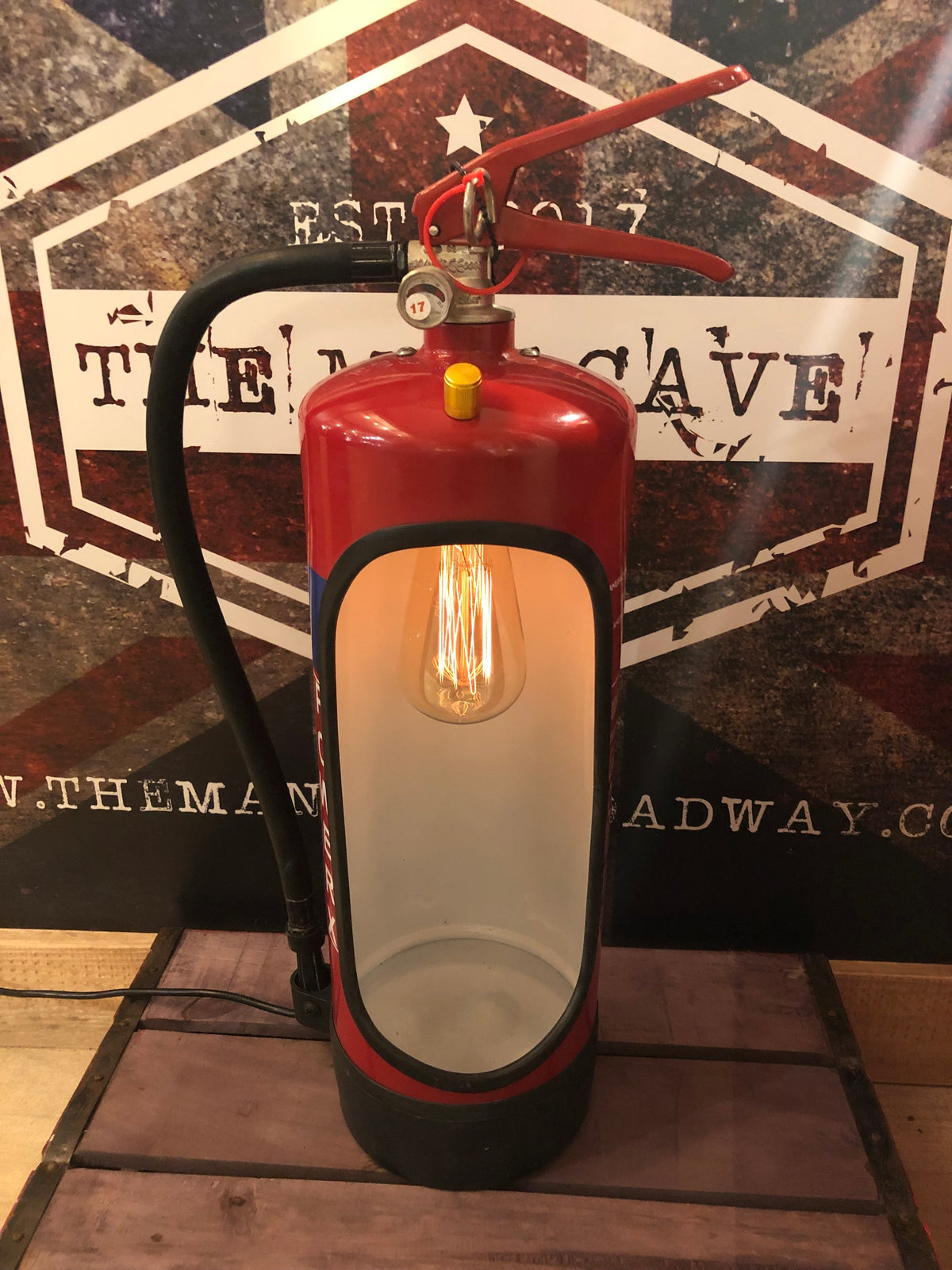 Dimmable Fire Extinguisher Lamp