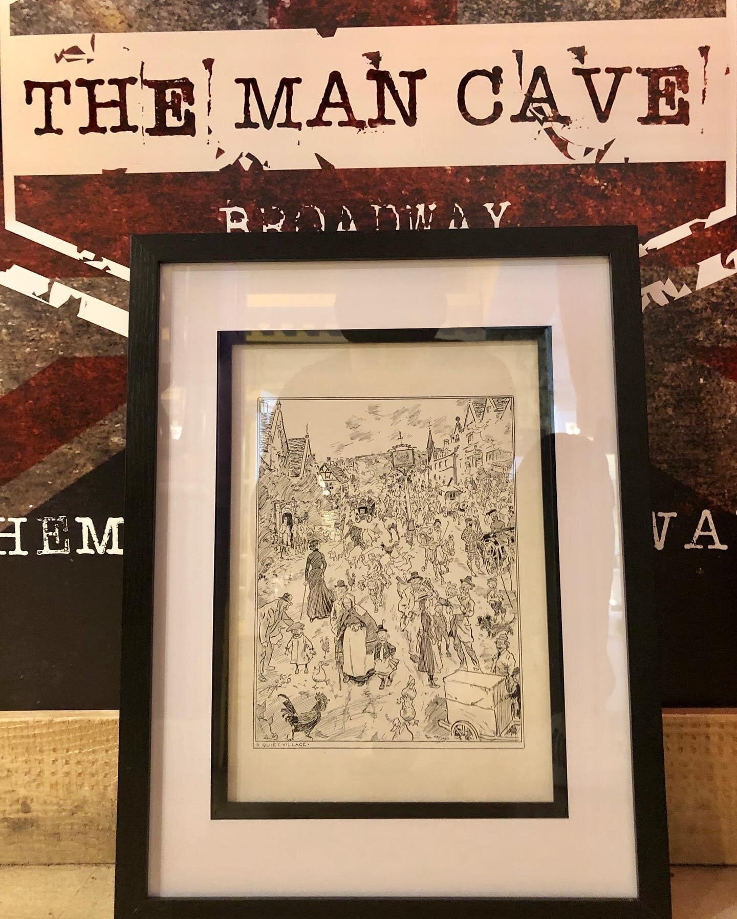 ‘A Quiet Village’ by Phil May dated 1902 - original print - The Man Cave Broadway