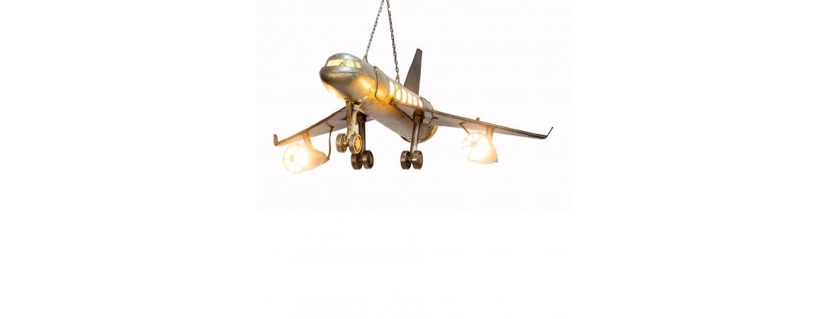 Aeroplane Plane AirCraft Design Large Ceiling Lamp / Light