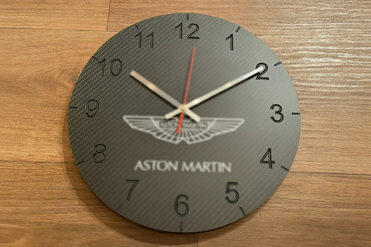 Carbon Fibre Unique Car Clocks - The Man Cave Broadway