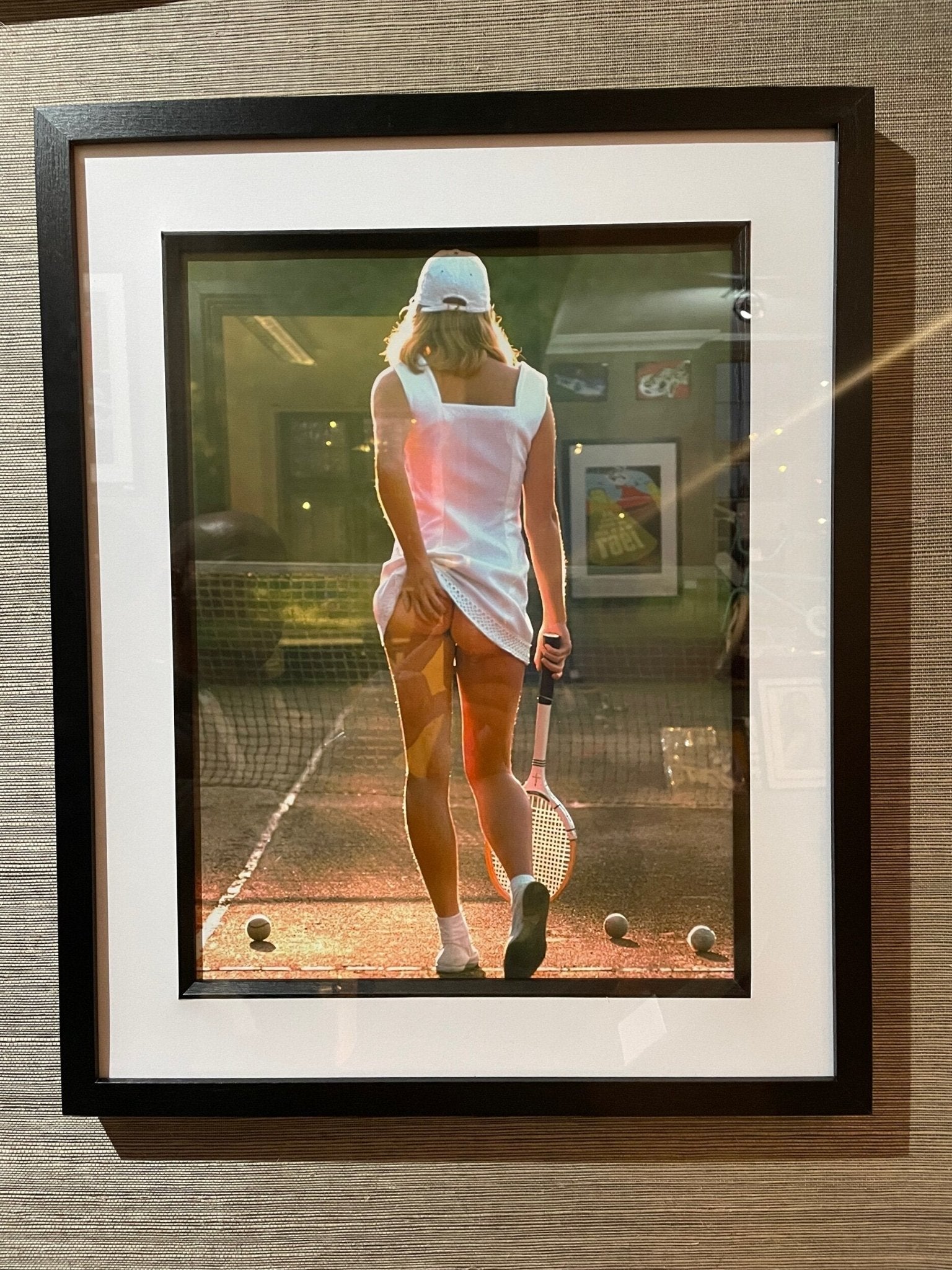 Cheeky Tennis Girl Art - The Man Cave Broadway