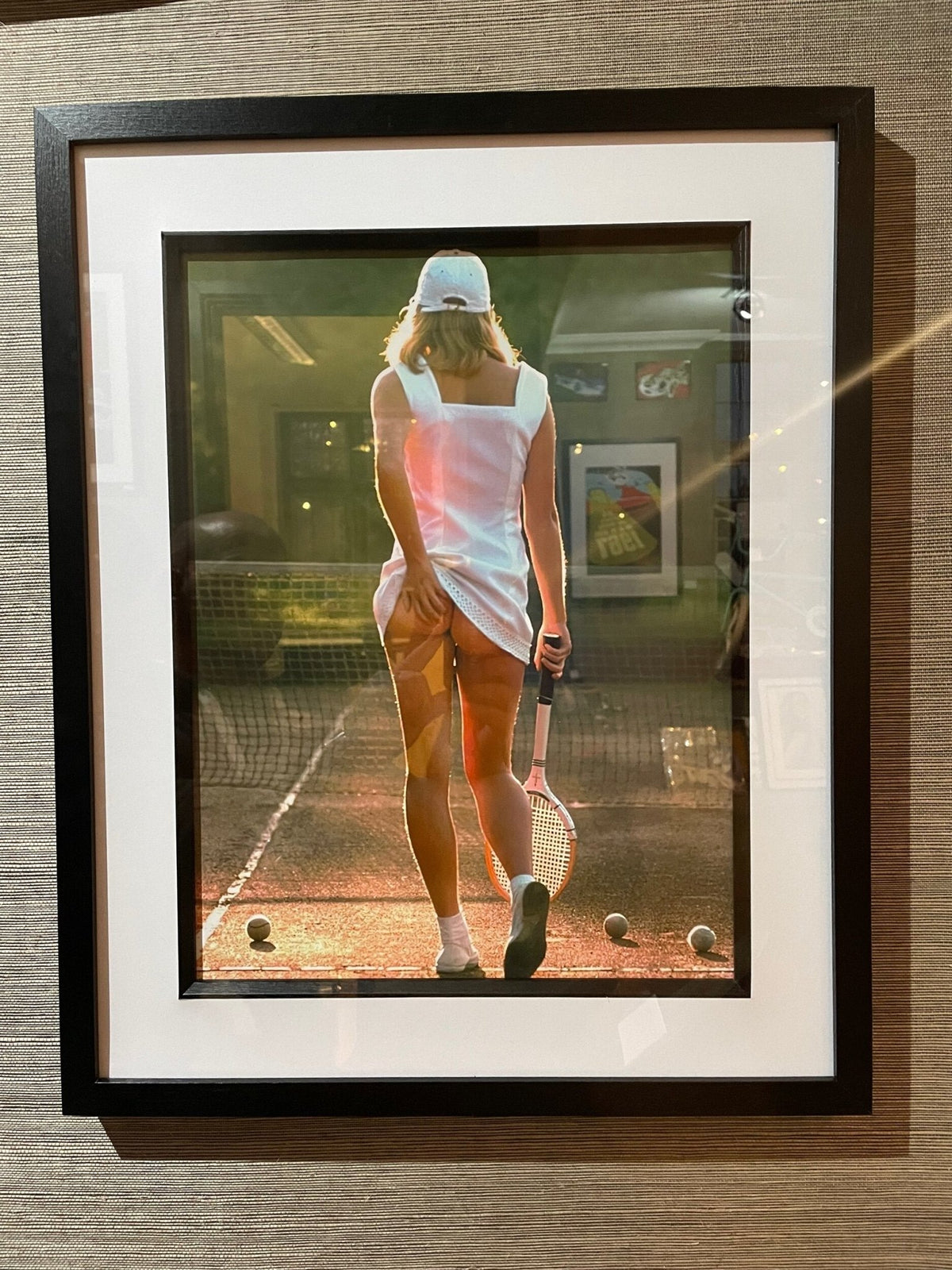 Cheeky Tennis Girl Art - The Man Cave Broadway
