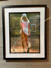 Cheeky Tennis Girl Art - The Man Cave Broadway