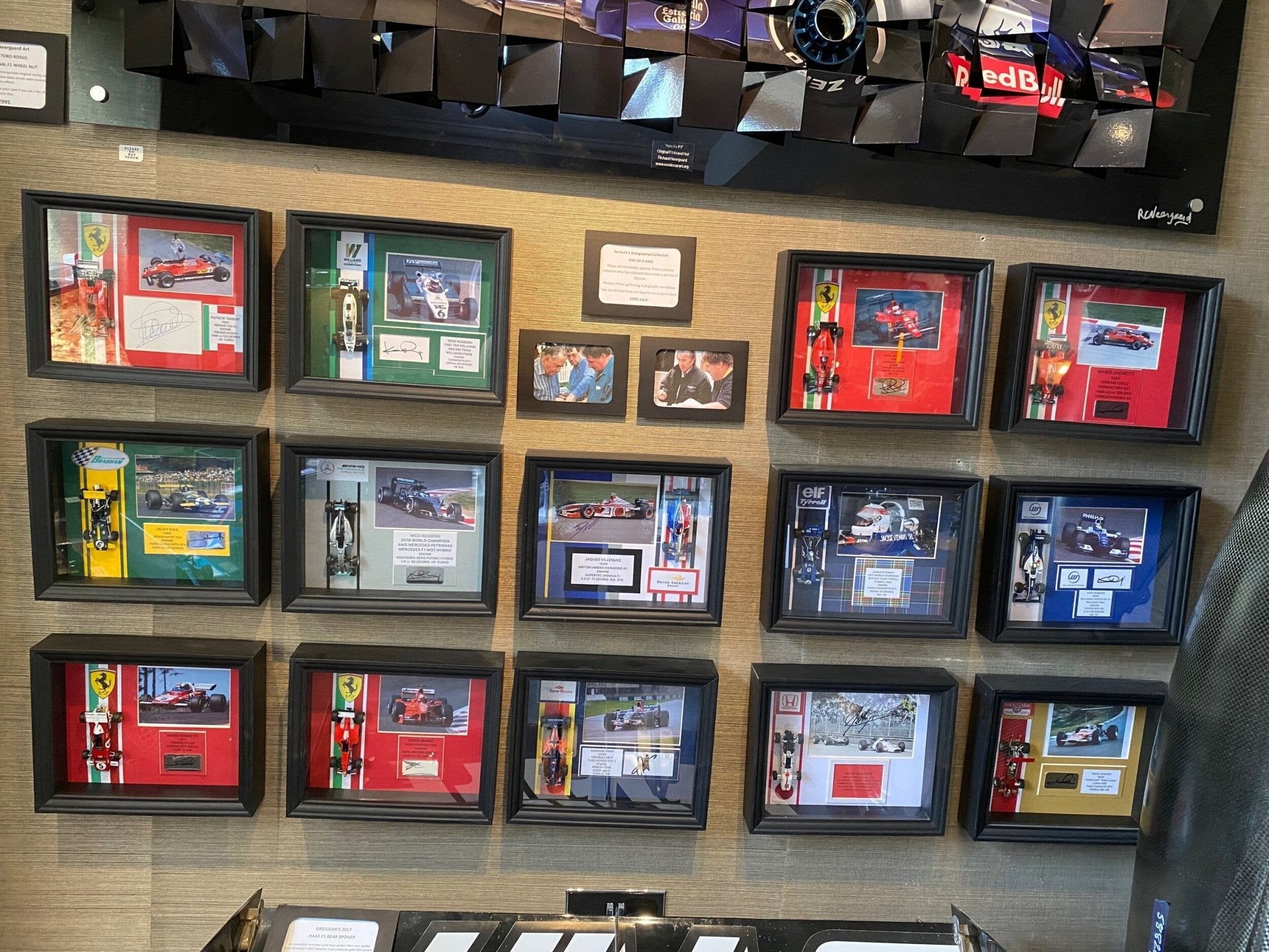 Formula 1 Autographed Rare Car Framed Collection - The Man Cave Broadway