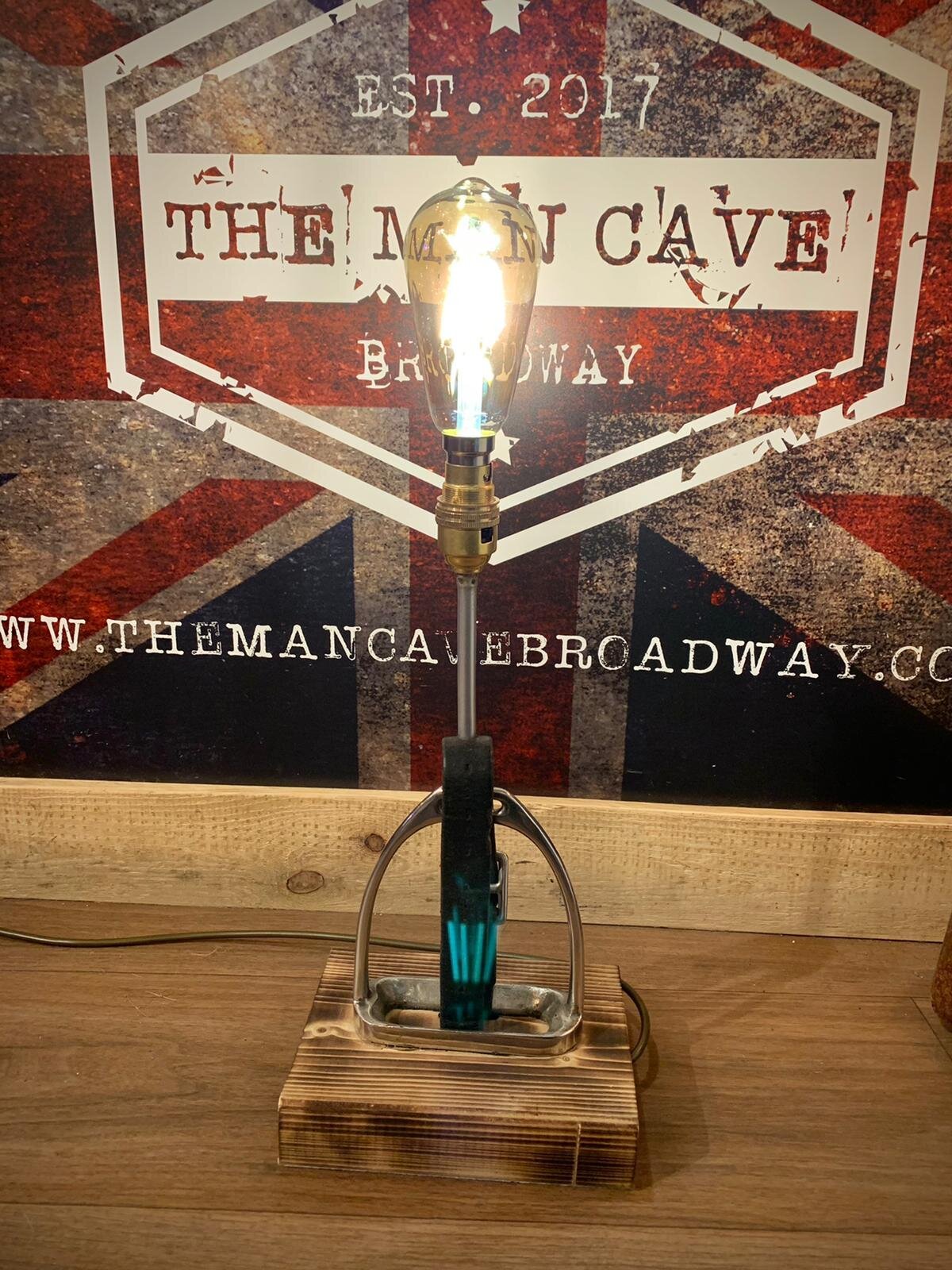 Horse Stirrup Lamp - The Man Cave Broadway