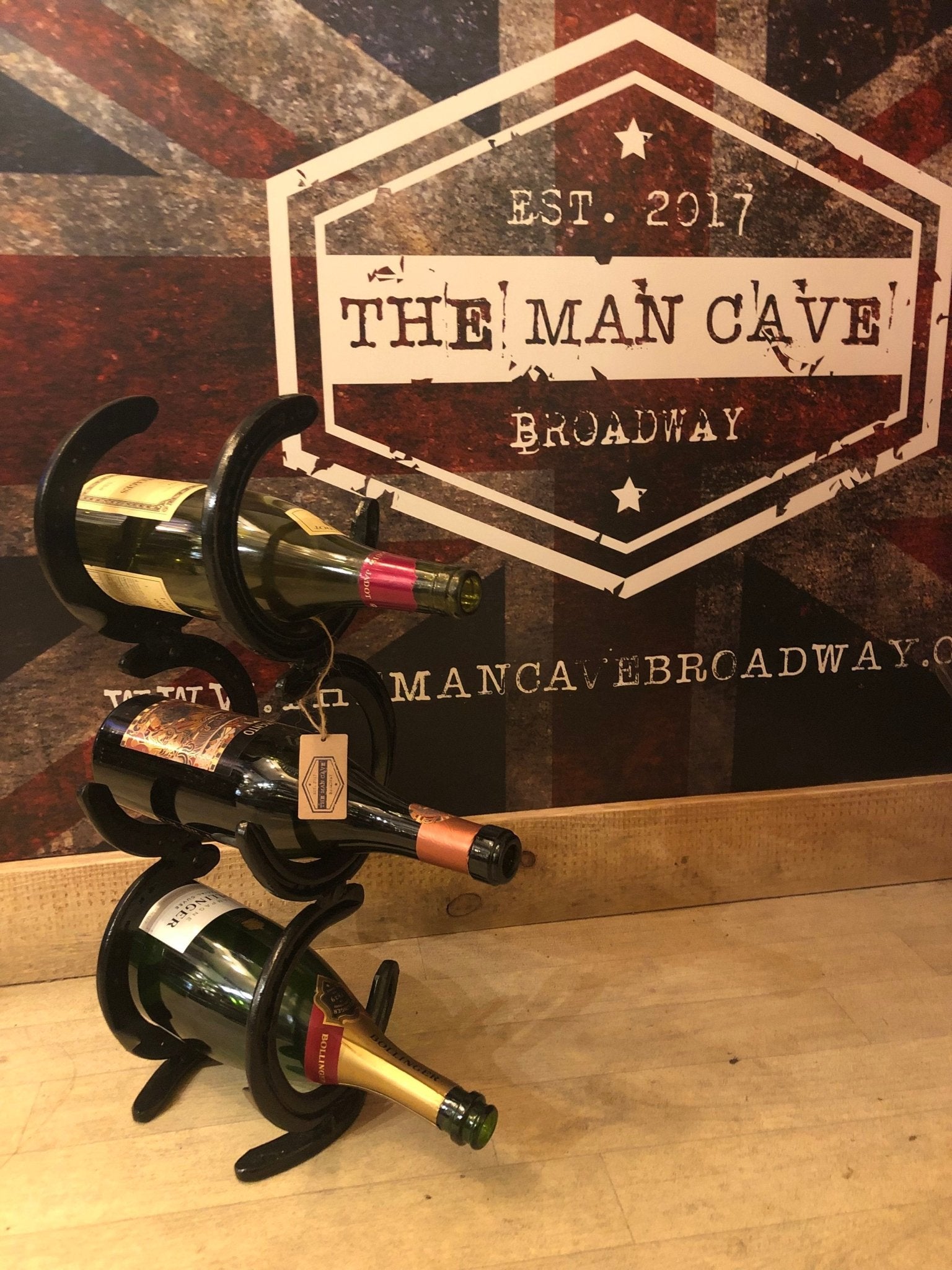 Horseshoe Tower Wine Rack - The Man Cave Broadway