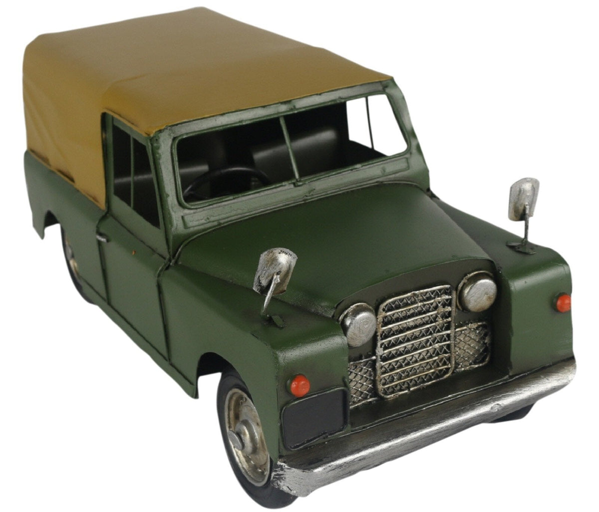 LARGE TIN LAND ROVER STYLE MODEL - The Man Cave Broadway