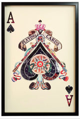 PLAYING CARD LARGE WALL ART Ace of Hearts King Of Hearts Queen of Hearts - The Man Cave Broadway