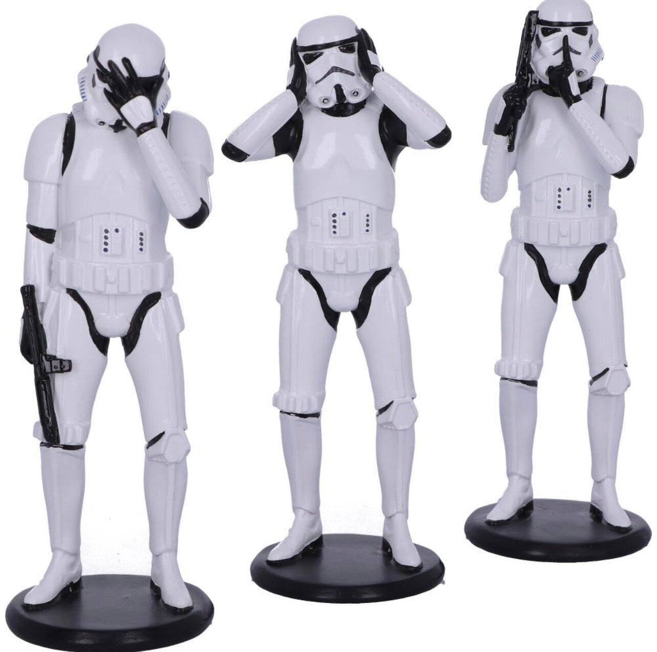 STAR WARS Hear No Evil Trio Storm Troopers Confucius / Three Wise Stormtroopers - The Man Cave Broadway