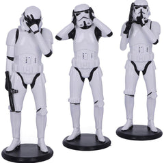 STAR WARS Hear No Evil Trio Storm Troopers Confucius / Three Wise Stormtroopers - The Man Cave Broadway